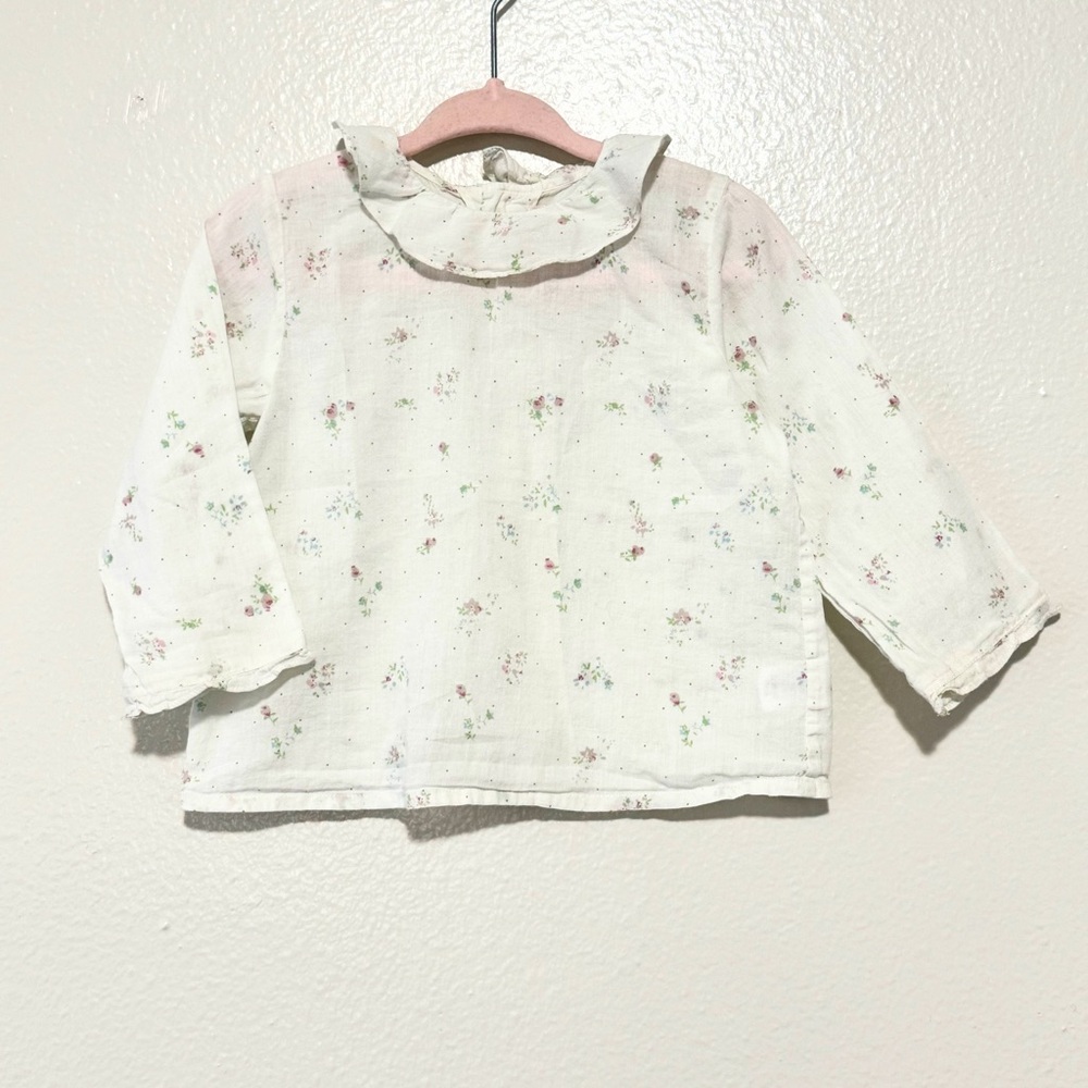 Bonpoint cotton blouse super soft 18M